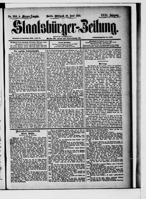 Staatsbürger-Zeitung vom 26.06.1895