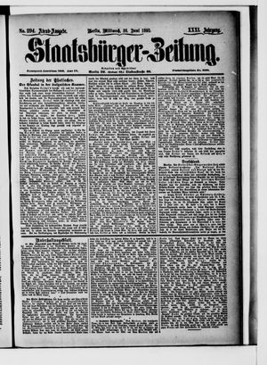 Staatsbürger-Zeitung vom 26.06.1895