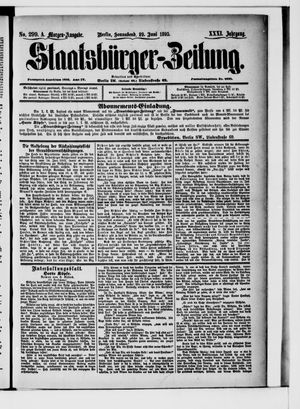 Staatsbürger-Zeitung vom 29.06.1895