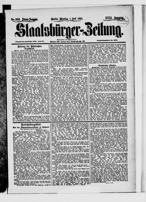 Staatsbürger-Zeitung vom 01.07.1895
