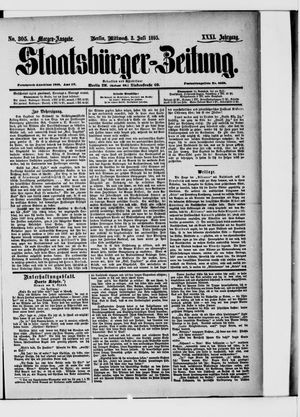 Staatsbürger-Zeitung vom 03.07.1895