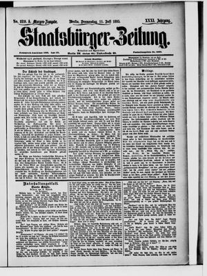 Staatsbürger-Zeitung vom 11.07.1895