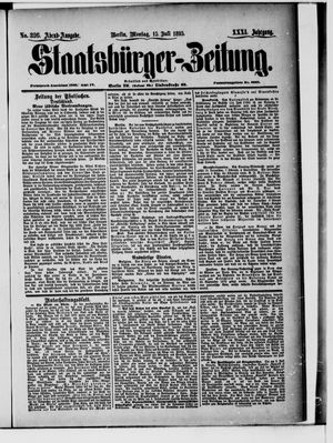 Staatsbürger-Zeitung vom 15.07.1895
