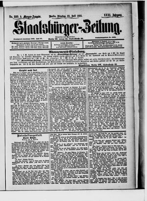 Staatsbürger-Zeitung vom 23.07.1895