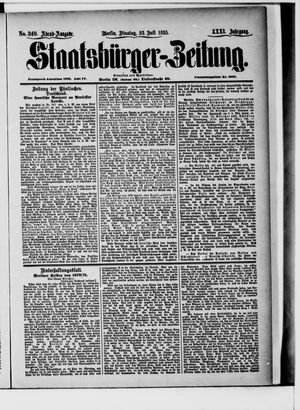 Staatsbürger-Zeitung vom 23.07.1895