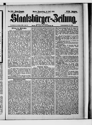 Staatsbürger-Zeitung on Jul 25, 1895