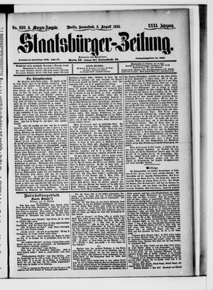 Staatsbürger-Zeitung vom 03.08.1895