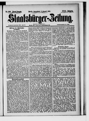 Staatsbürger-Zeitung vom 03.08.1895