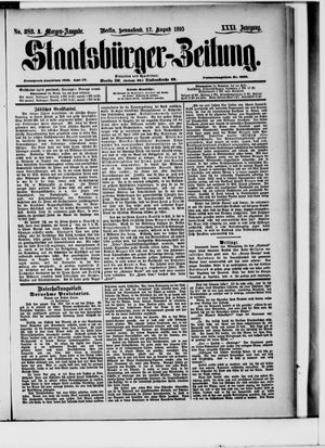 Staatsbürger-Zeitung vom 17.08.1895