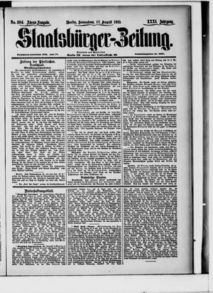 Staatsbürger-Zeitung vom 17.08.1895
