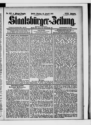 Staatsbürger-Zeitung vom 20.08.1895