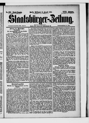 Staatsbürger-Zeitung vom 21.08.1895