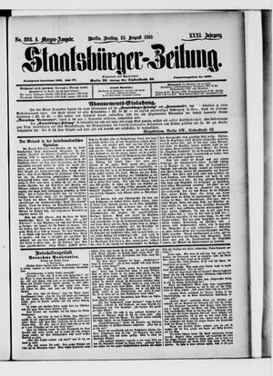 Staatsbürger-Zeitung vom 23.08.1895