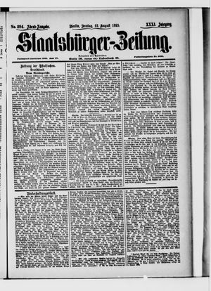 Staatsbürger-Zeitung on Aug 23, 1895