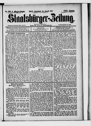 Staatsbürger-Zeitung vom 24.08.1895