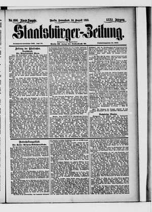 Staatsbürger-Zeitung vom 24.08.1895