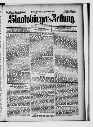 Staatsbürger-Zeitung vom 08.09.1895