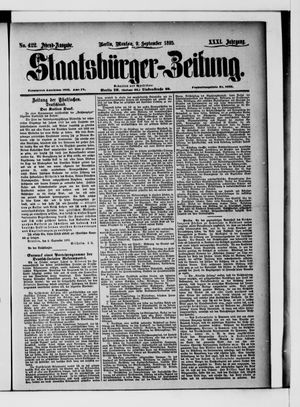Staatsbürger-Zeitung vom 09.09.1895