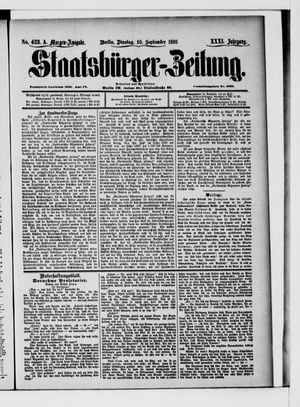 Staatsbürger-Zeitung vom 10.09.1895