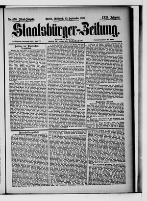 Staatsbürger-Zeitung vom 25.09.1895