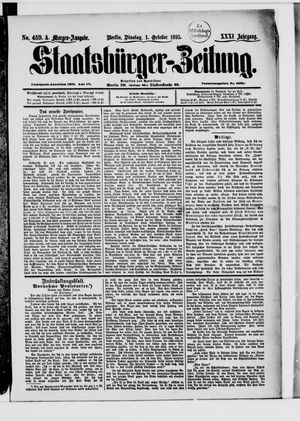 Staatsbürger-Zeitung vom 01.10.1895