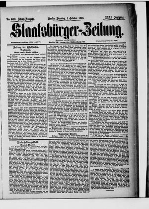 Staatsbürger-Zeitung vom 01.10.1895