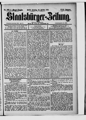 Staatsbürger-Zeitung vom 20.10.1895