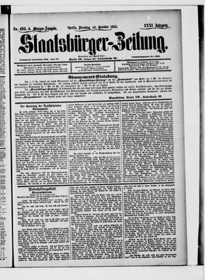 Staatsbürger-Zeitung vom 22.10.1895