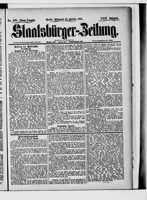 Staatsbürger-Zeitung vom 23.10.1895