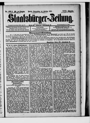 Staatsbürger-Zeitung vom 24.10.1895