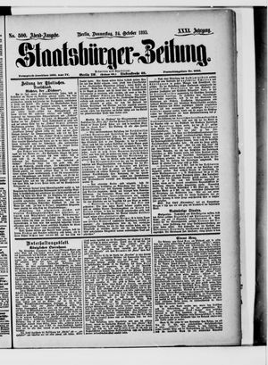 Staatsbürger-Zeitung vom 24.10.1895