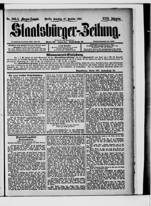 Staatsbürger-Zeitung vom 27.10.1895