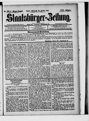 Staatsbürger-Zeitung vom 30.10.1895