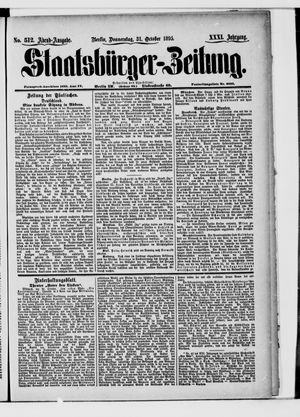 Staatsbürger-Zeitung vom 31.10.1895