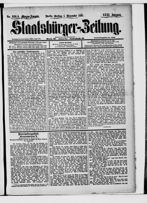 Staatsbürger-Zeitung vom 01.11.1895