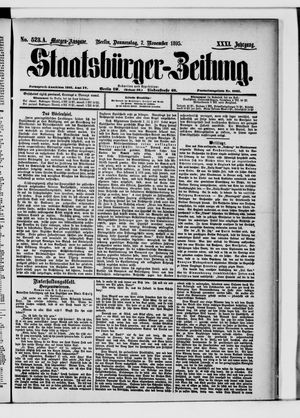 Staatsbürger-Zeitung vom 07.11.1895