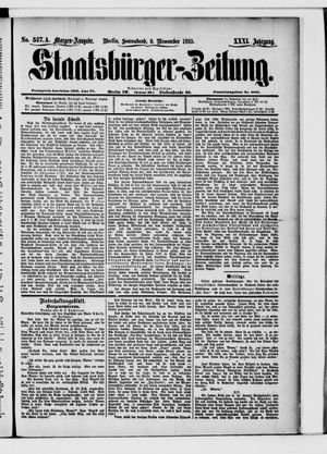 Staatsbürger-Zeitung vom 09.11.1895
