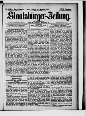 Staatsbürger-Zeitung vom 12.11.1895