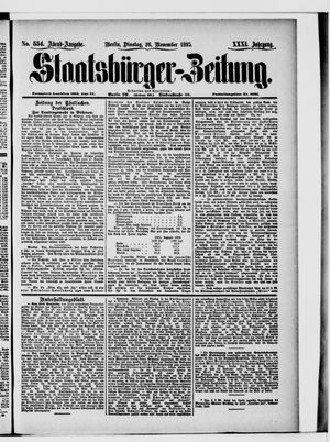 Staatsbürger-Zeitung vom 26.11.1895