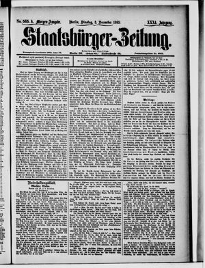 Staatsbürger-Zeitung vom 03.12.1895