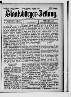 Staatsbürger-Zeitung vom 06.12.1895