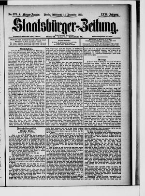 Staatsbürger-Zeitung vom 11.12.1895