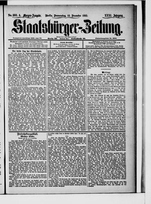 Staatsbürger-Zeitung vom 12.12.1895
