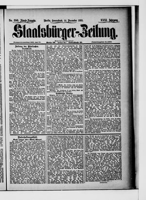 Staatsbürger-Zeitung vom 14.12.1895