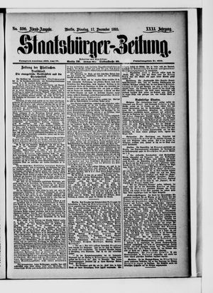 Staatsbürger-Zeitung vom 17.12.1895
