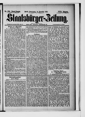 Staatsbürger-Zeitung vom 19.12.1895
