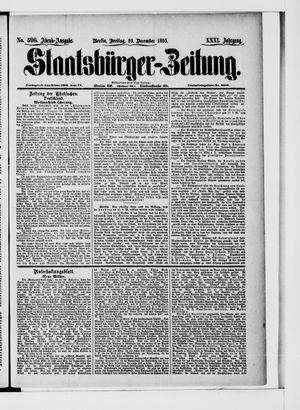 Staatsbürger-Zeitung vom 20.12.1895