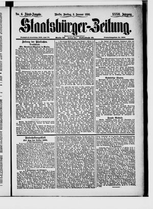 Staatsbürger-Zeitung on Jan 3, 1896