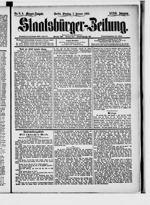 Staatsbürger-Zeitung on Jan 7, 1896