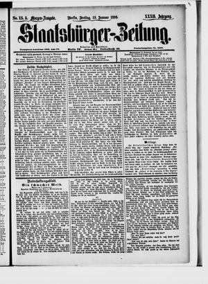 Staatsbürger-Zeitung on Jan 10, 1896